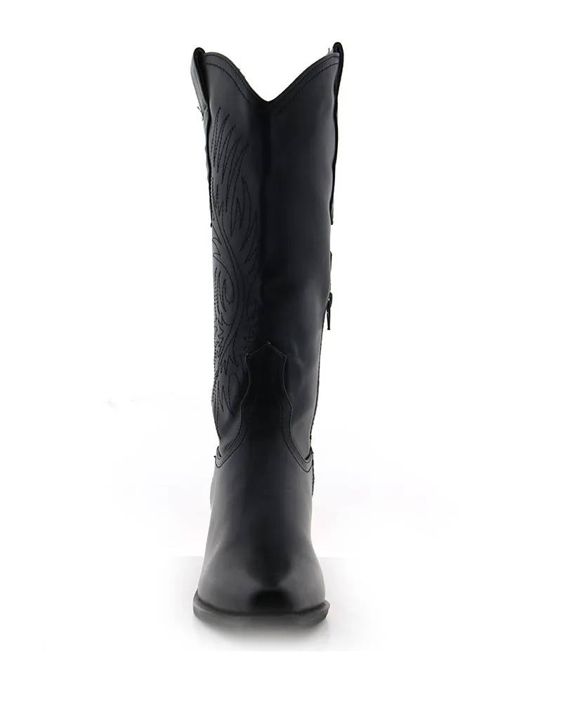 Bota Cowboy Pespuntes