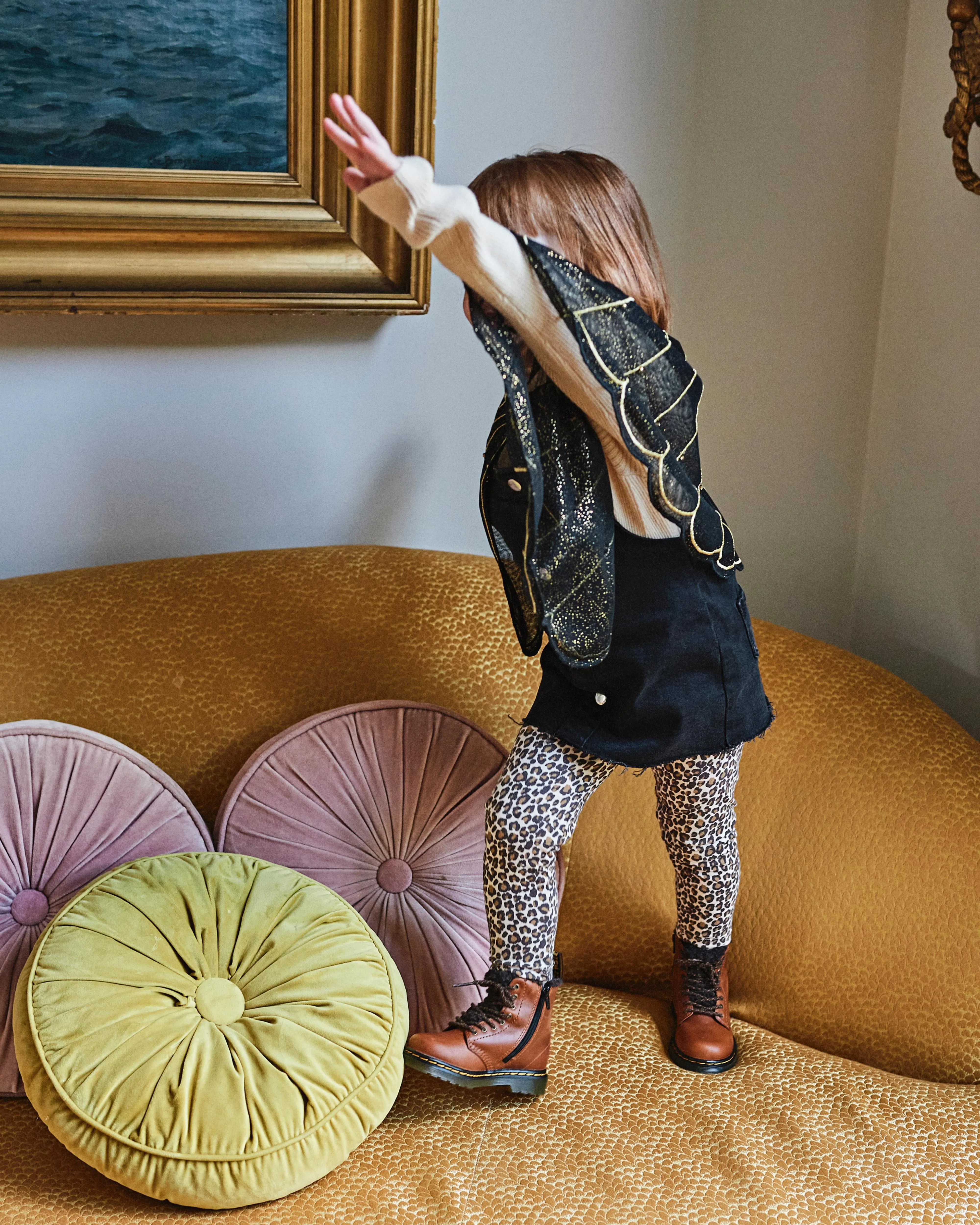 Botas 1460 Serena de piel para niños