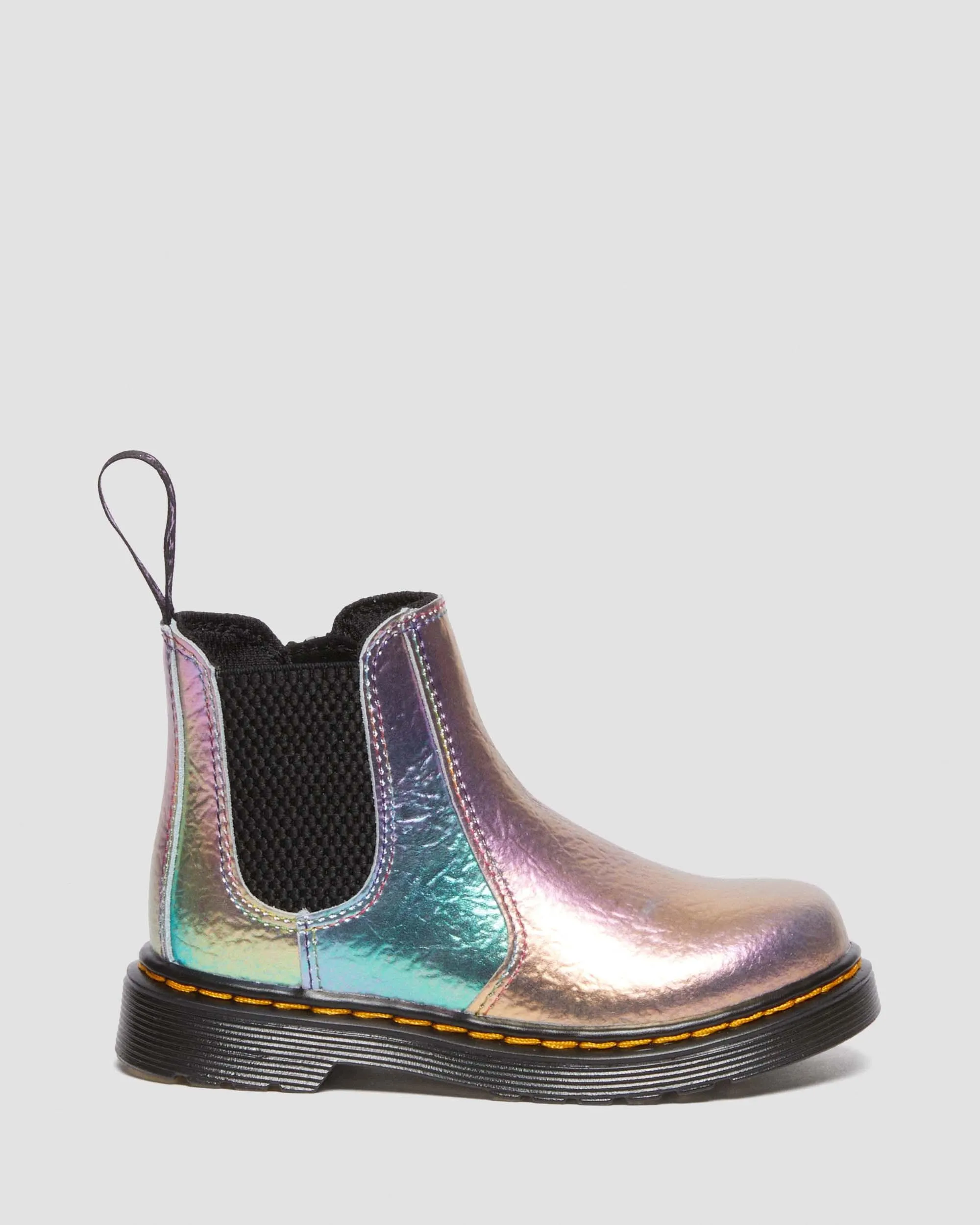 Botas Chelsea 2976 Rainbow Crinkle de piel para niños