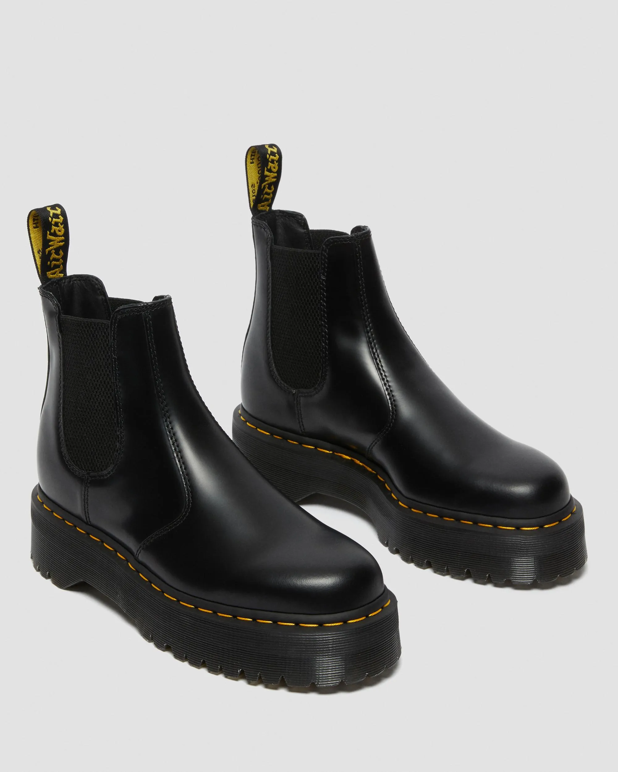 Botas Chelsea con plataforma 2976 Quad de piel Smooth