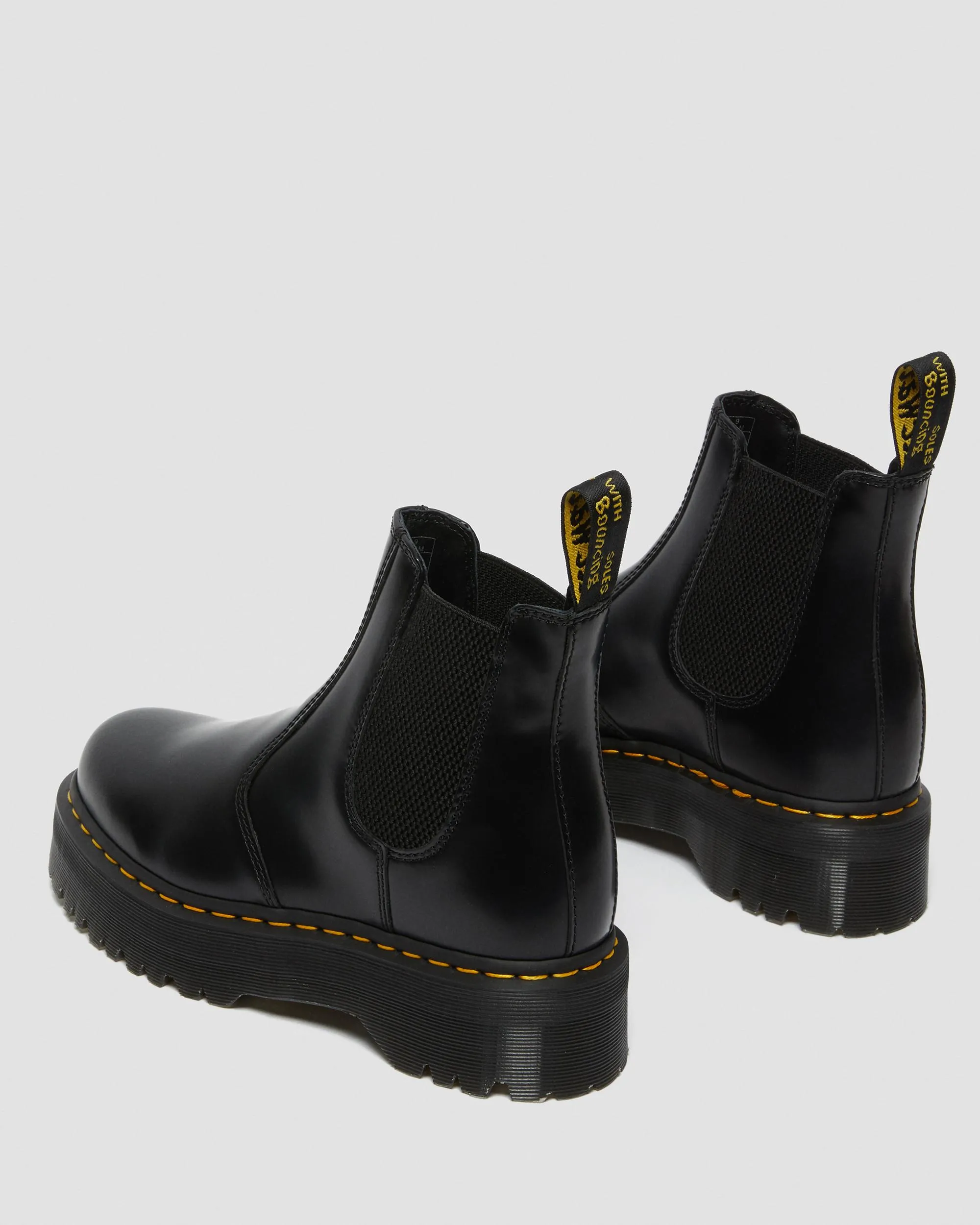 Botas Chelsea con plataforma 2976 Quad de piel Smooth