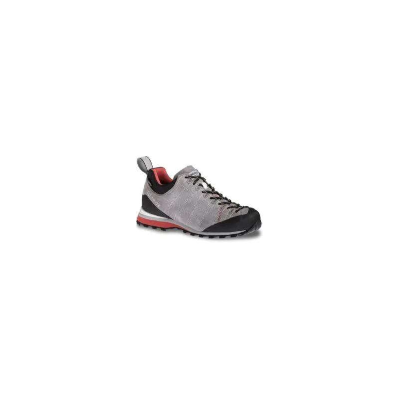 BOTAS DE MONTAñA PARA MUJER DOLOMITE DIAGONAL GORETEX (GRIS PELTRE/ROJO CORAL)