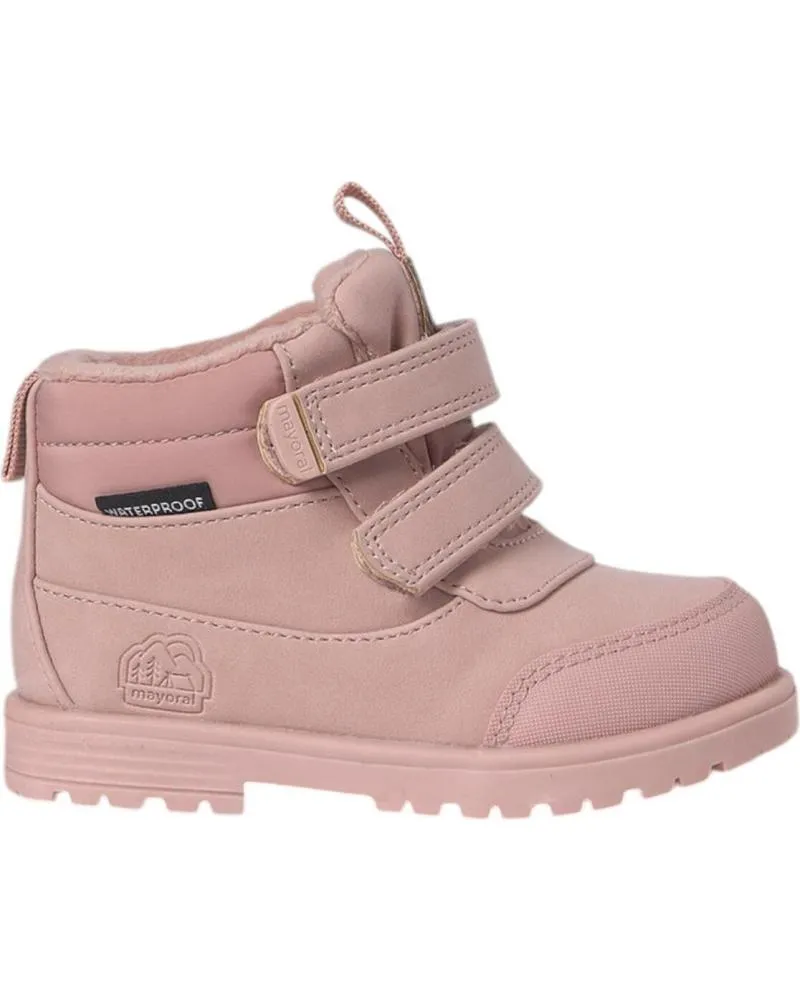 Botas MAYORAL  de Niña BOTAS 42522 BOTIN HIDROFUGO  ROSA