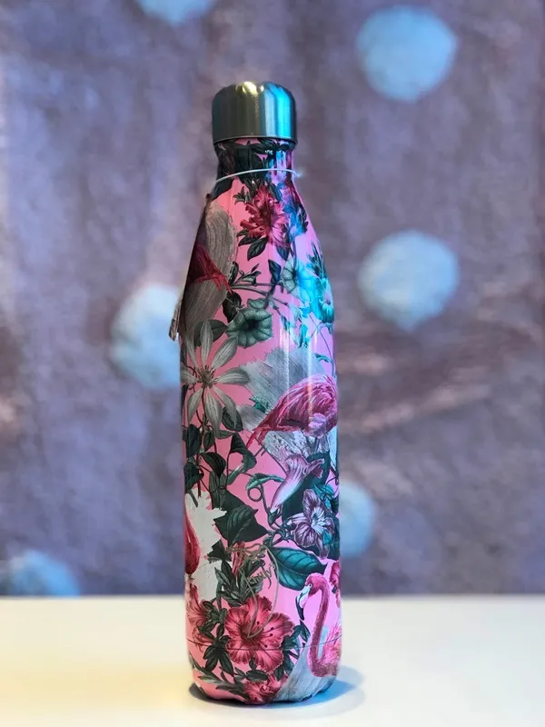Botella Chillys Flamingo. 750 ml.
