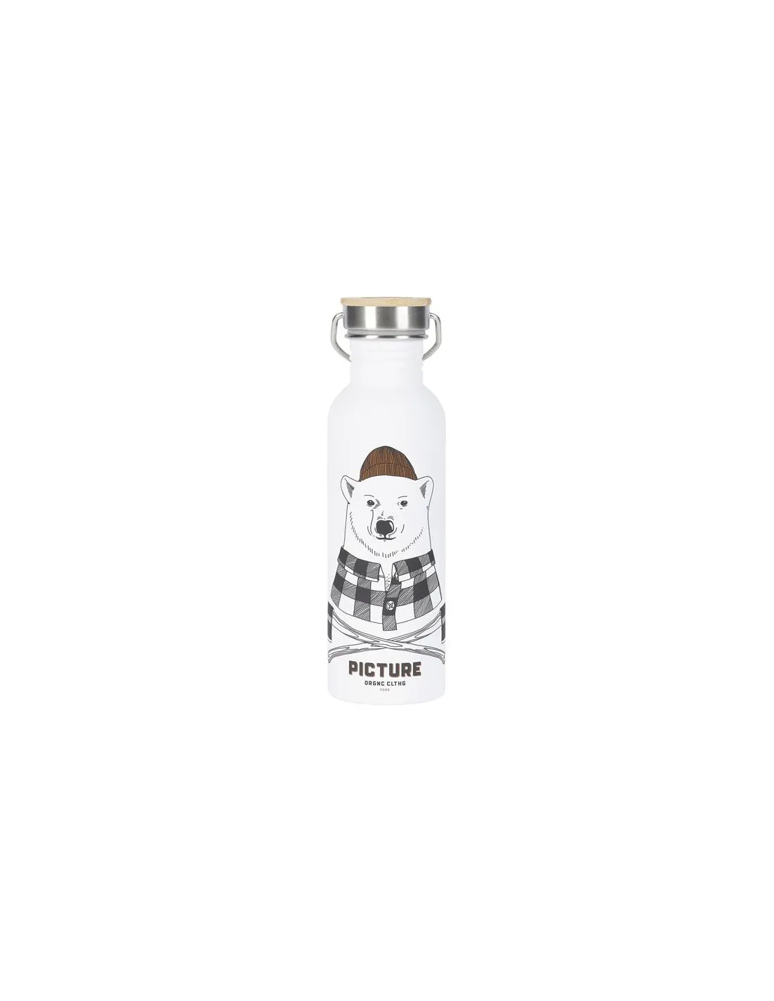 Botella de montaña Picture Hampton blanco