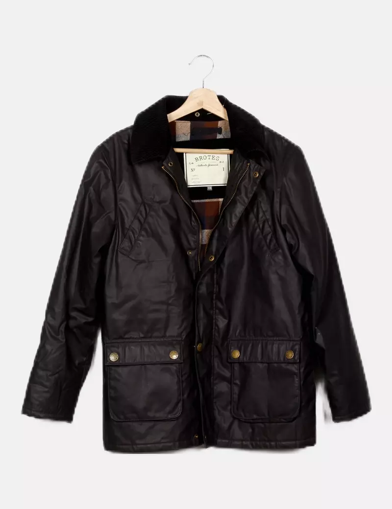 BROTES Chaqueta azul marino casual