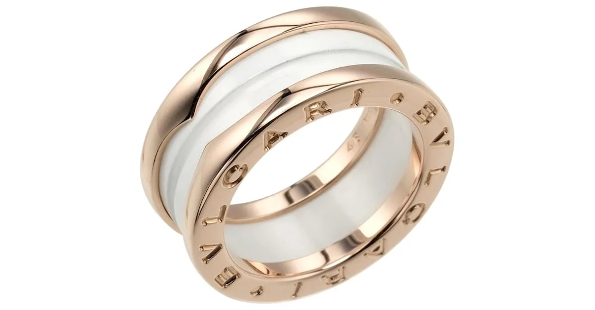 Bulgari Bvlgari BVLGARI B Zero One Anillo Dorado 