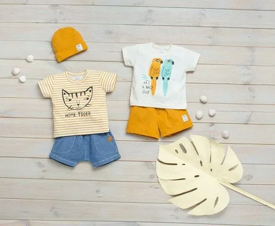 Camiseta de rayas para niños colección Summer Nice day