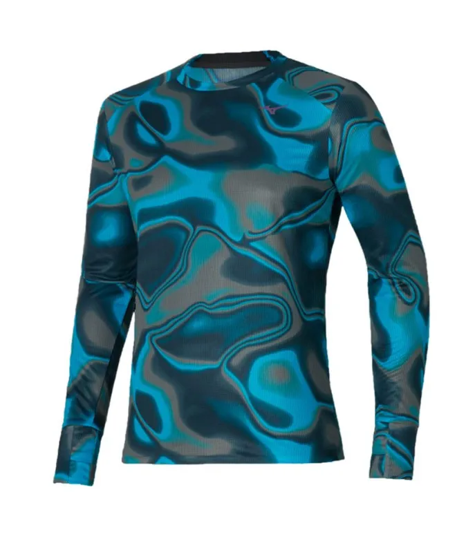 Camiseta de Running Mizuno Premium Aero Azul Hombre