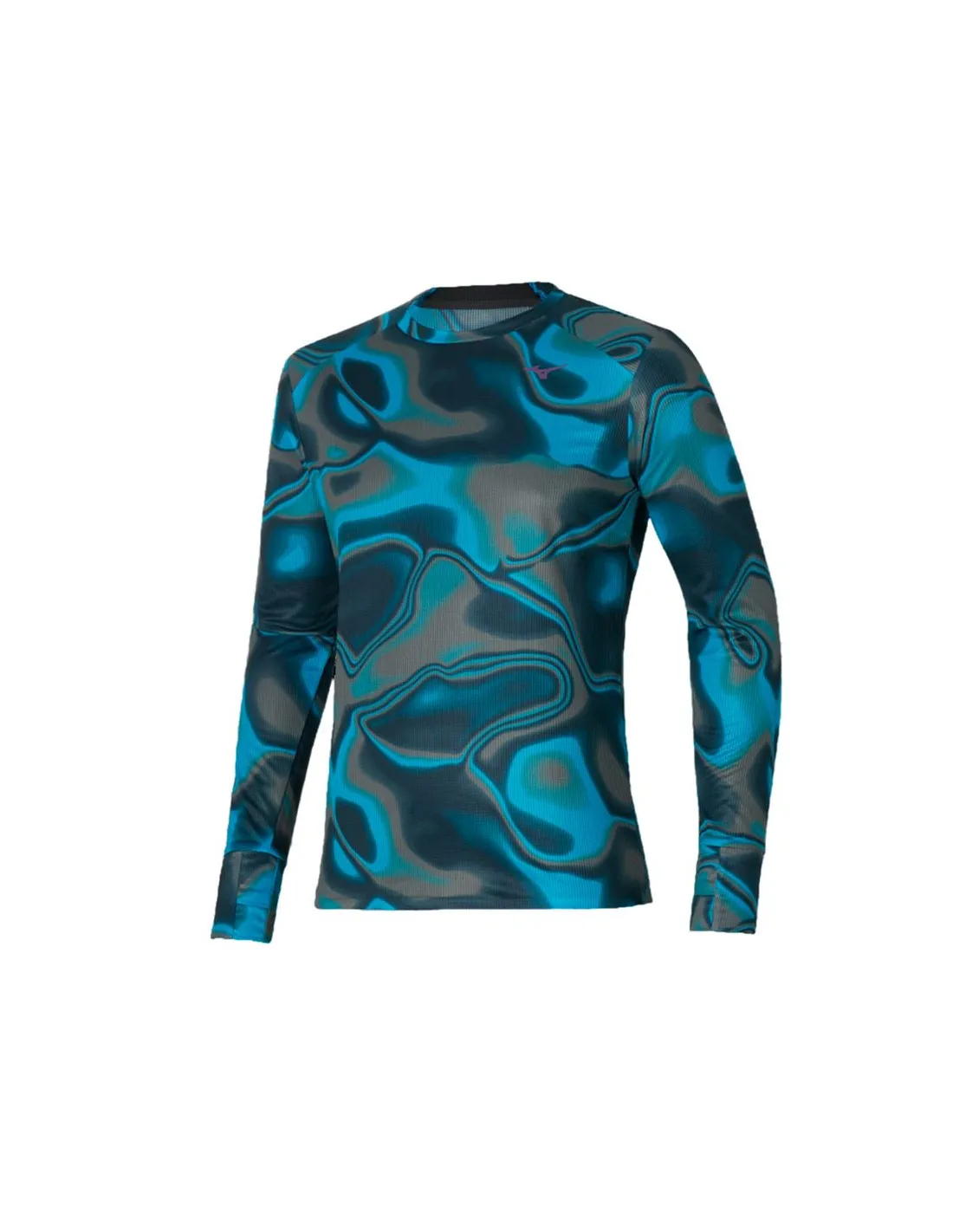 Camiseta de Running Mizuno Premium Aero Azul Hombre
