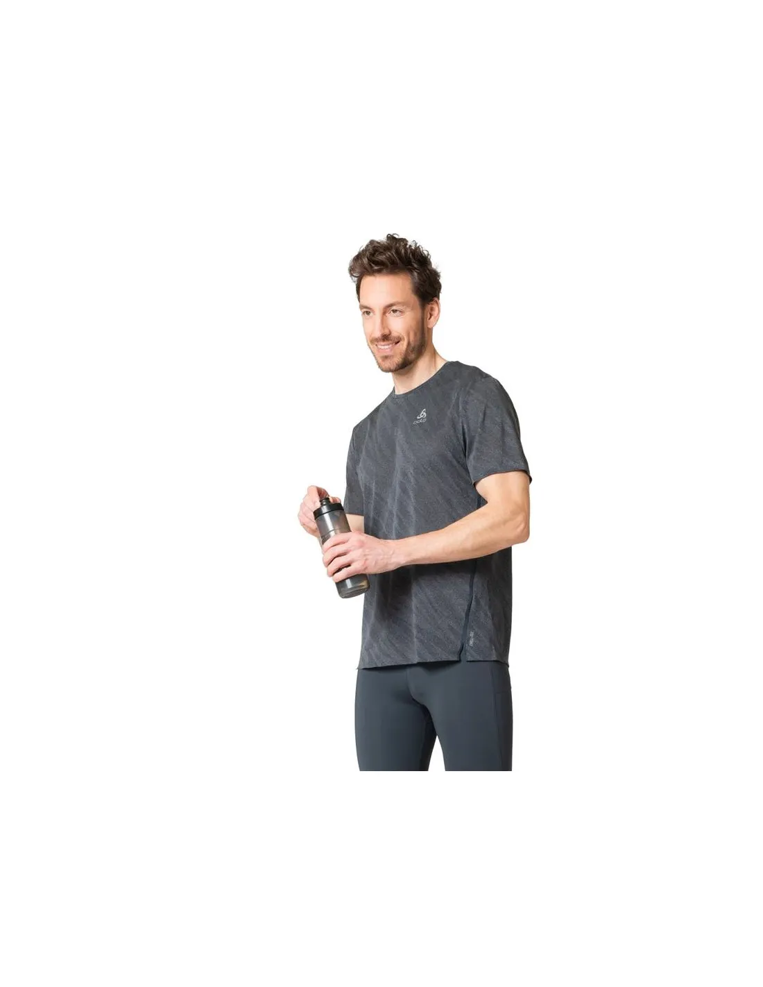 Camiseta de Trail Odlo Neck S/S Zeroweight Enginee Unisex
