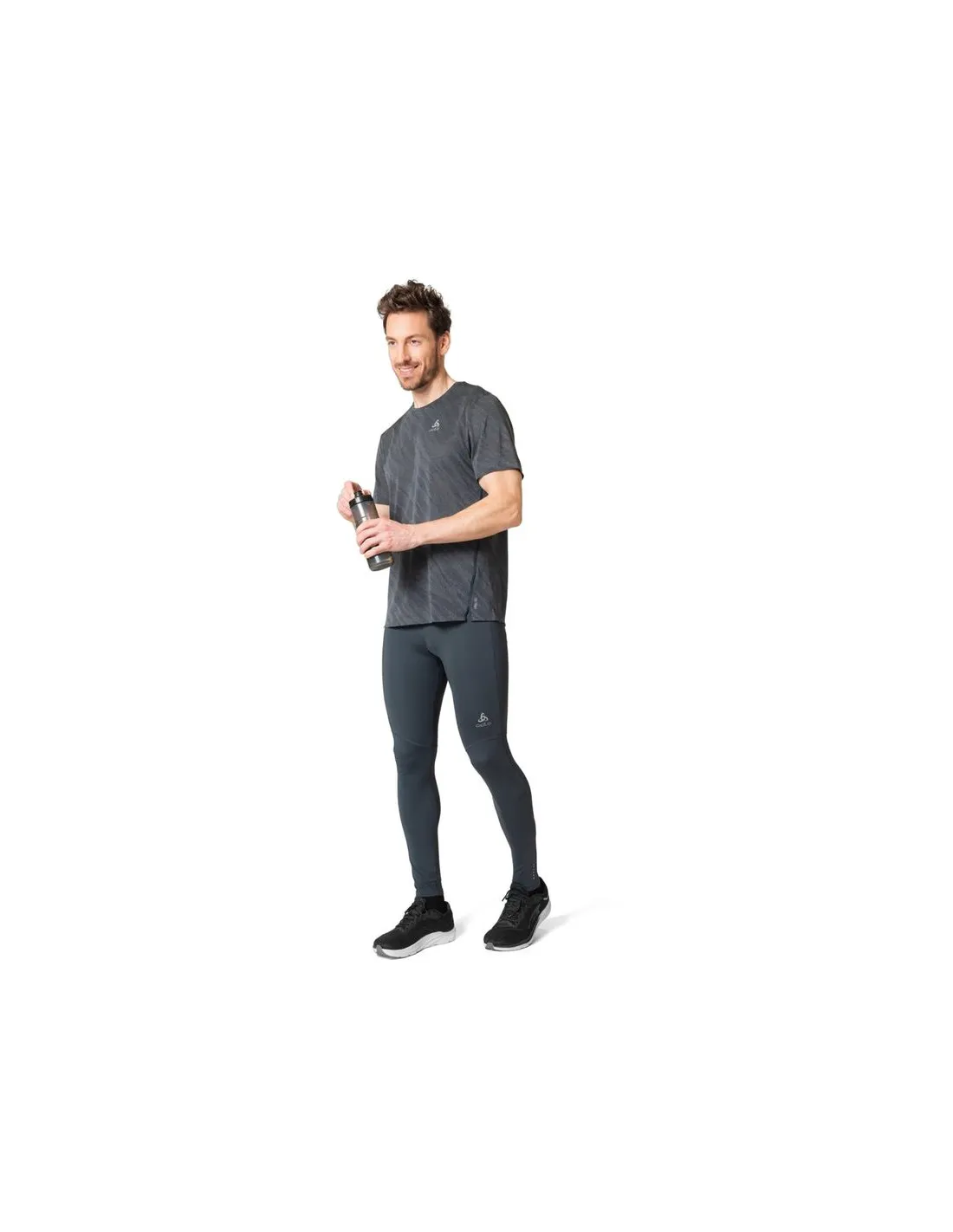 Camiseta de Trail Odlo Neck S/S Zeroweight Enginee Unisex
