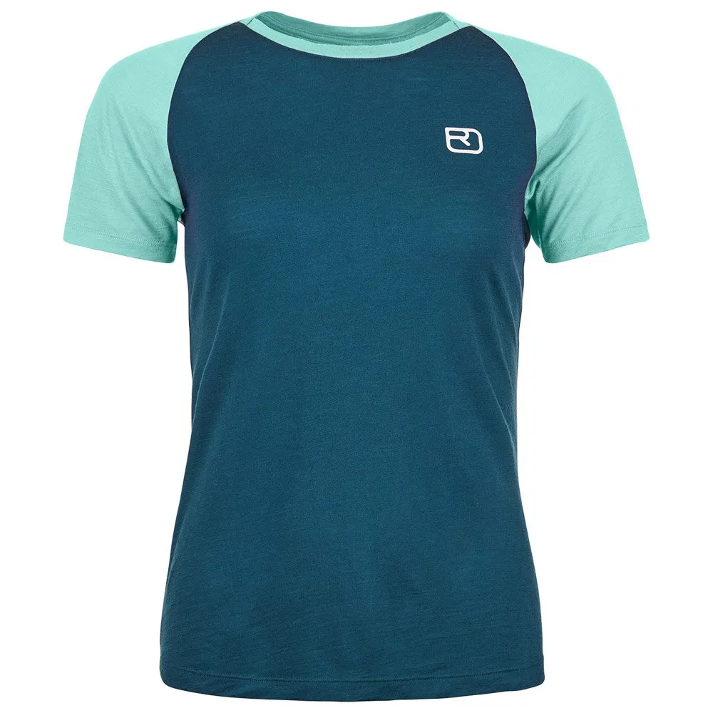 Camiseta de trekking Ortovox 120 Tec Fast Mountain W Petrol Blue