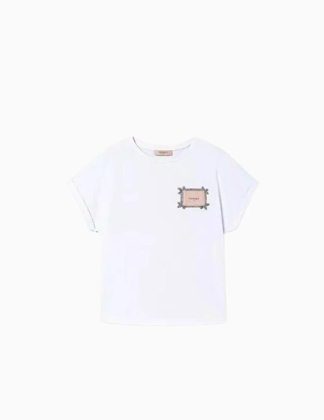 Camiseta TWINSET con etiqueta y bordado del logo
