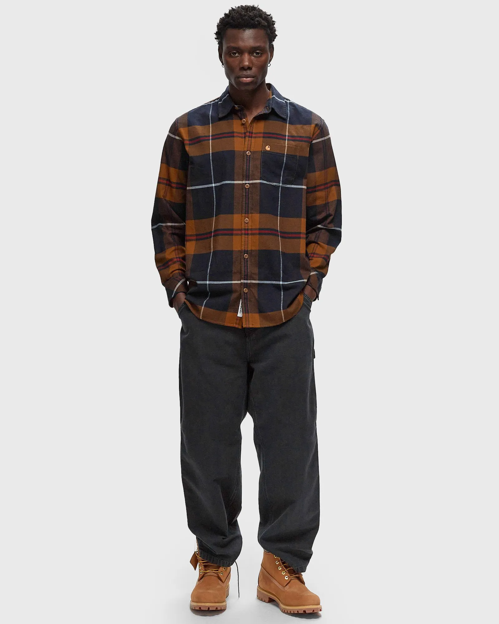 Carhartt WIP Garnett Shirt Long Sleeve Patterned