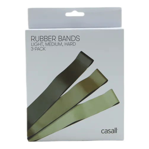 Casall Rubber Bands 3pack Green Mix
