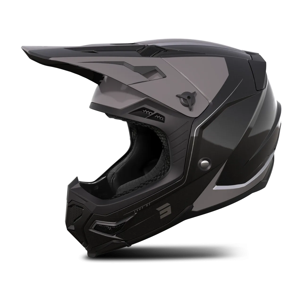 Casco de Cross Shot Core Comp Mips® Negro Mate Brillante