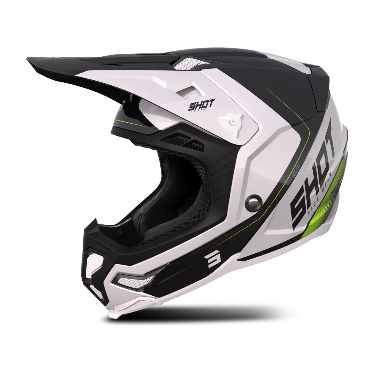 Casco de Cross Shot Core Fast Mips® Negro Pearly