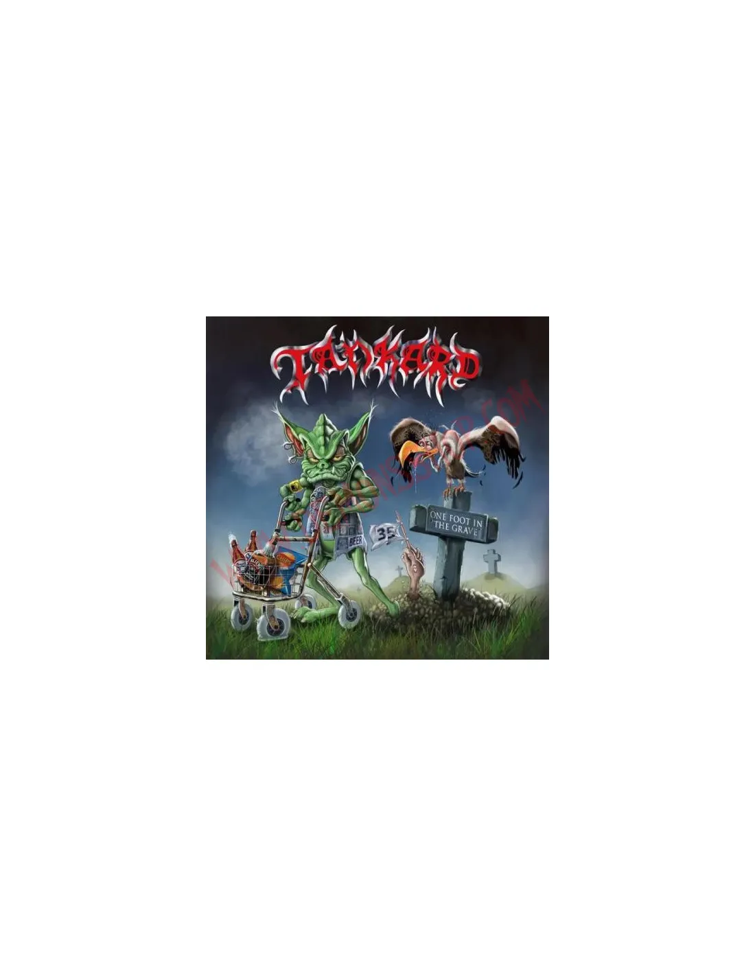 CD TANKARD  ONE FOOT IN THE GRAVE
