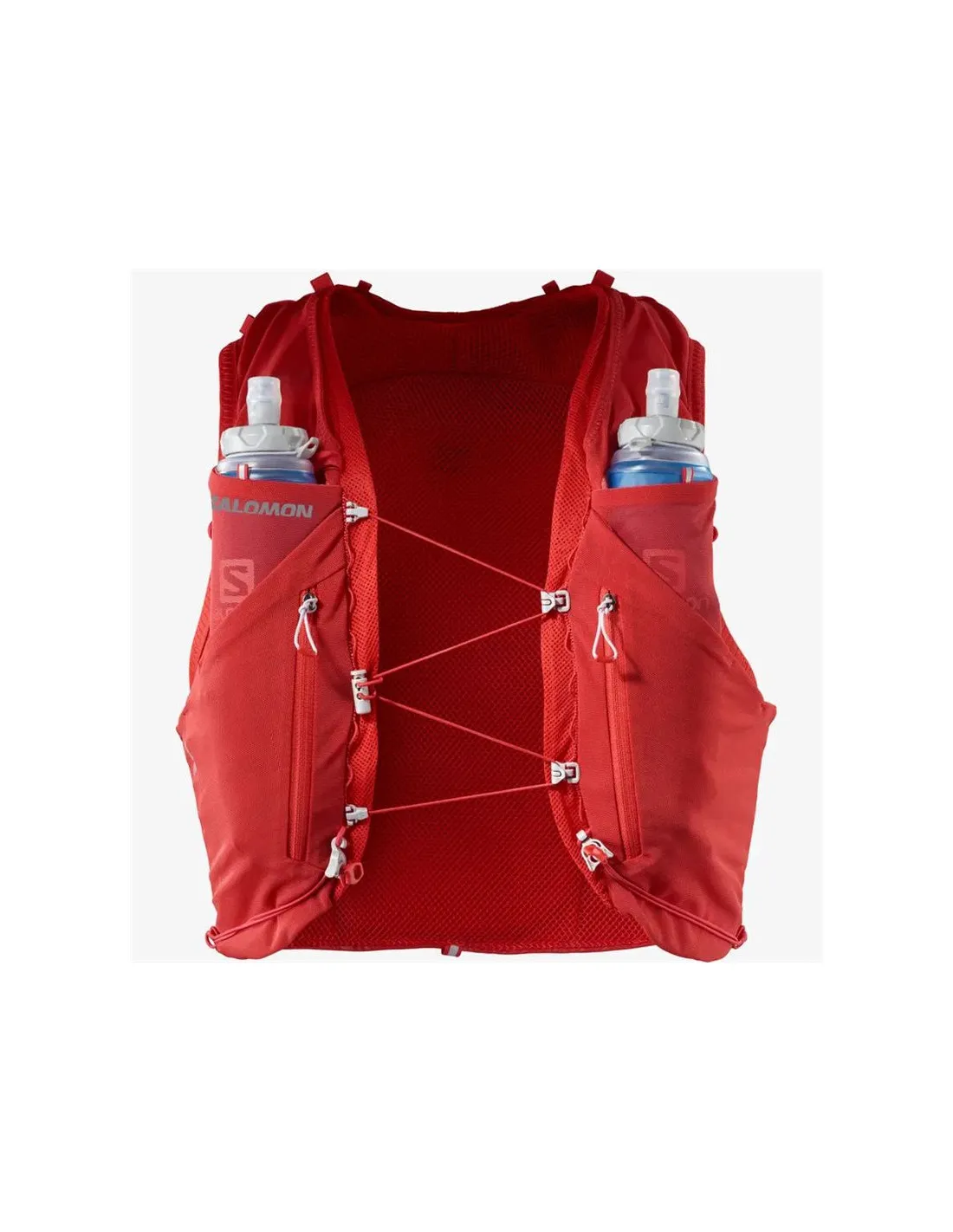 Chaleco de trail running Salomón ADV Skin 12 rojo