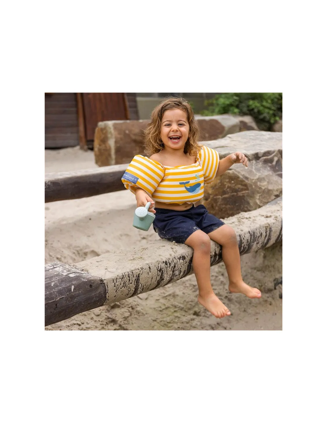 CHALECO FLOTANTE SWIM ESSENTIALS YELLOWWHITE WHALE 26 AñOS