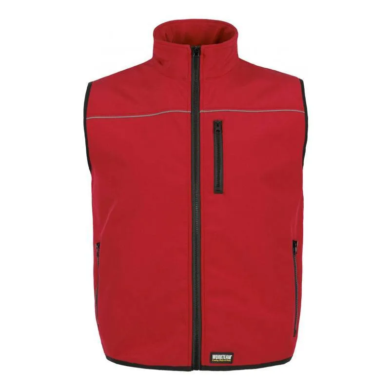 Chaleco softshell deportivo