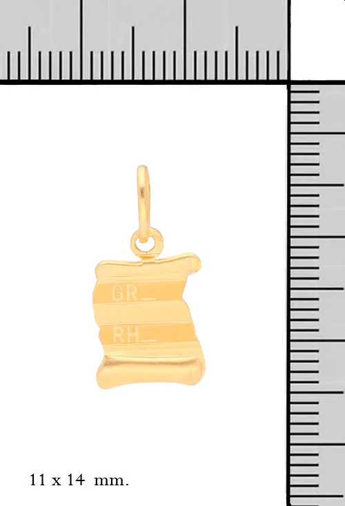 Chapa identidad oro, alerta medica. 134_0015
