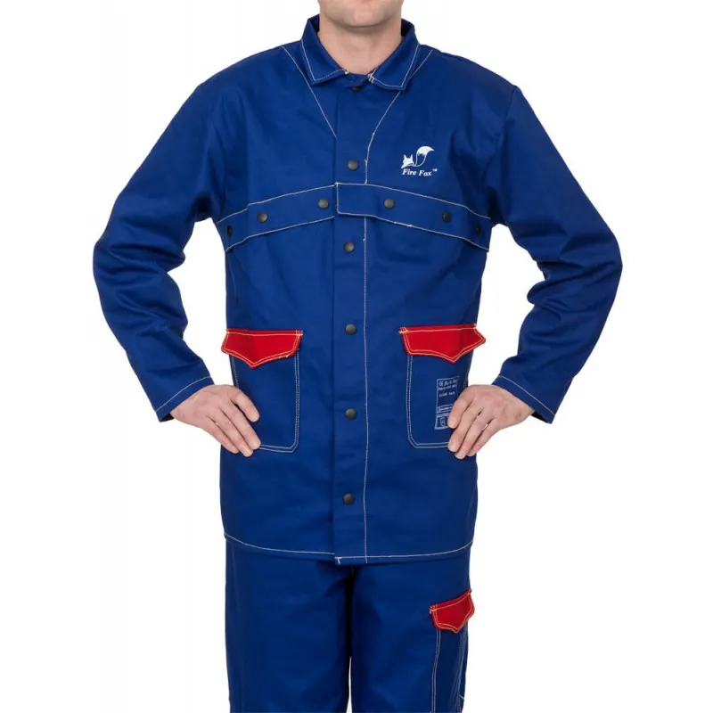 Chaqueta azul ignífuga WELDAS Fire Fox