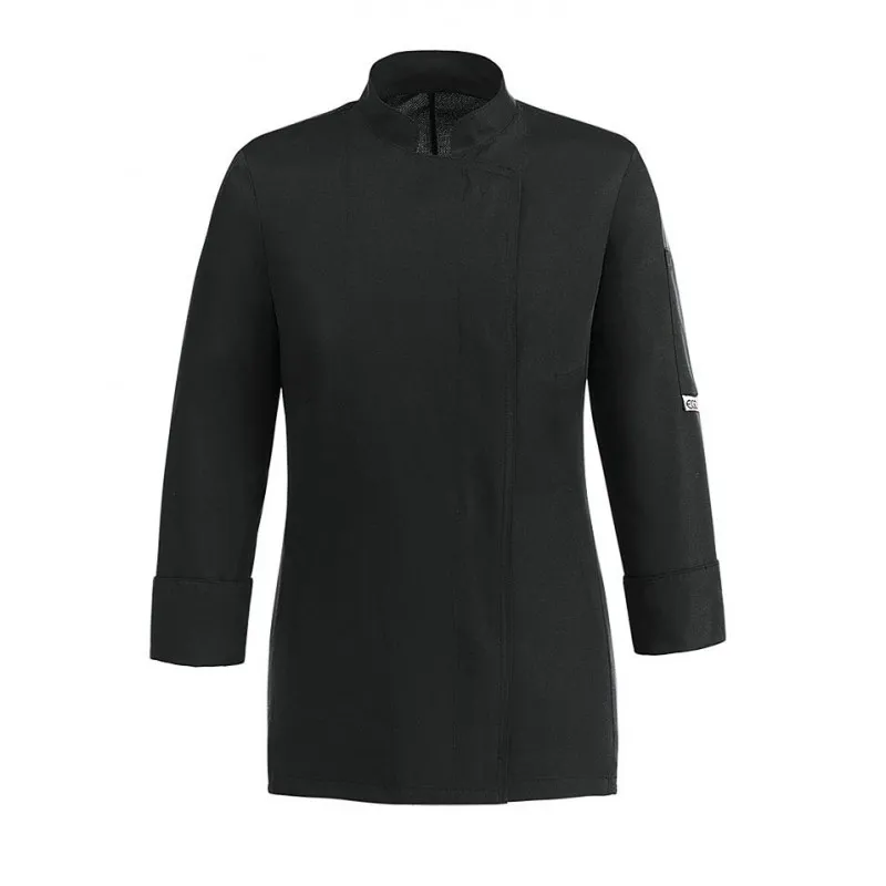 Chaqueta cocinera manga larga de microfibra