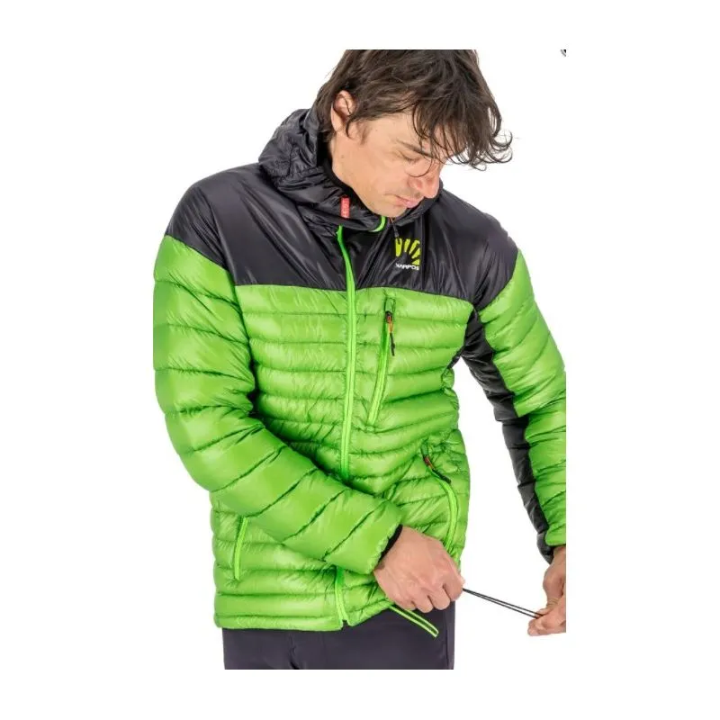 CHAQUETA DE PLUMA KARPOS KPERFORMANCE LIGHT DOWN JACKET (APPLE GREEN/BLACK) HOMBRE