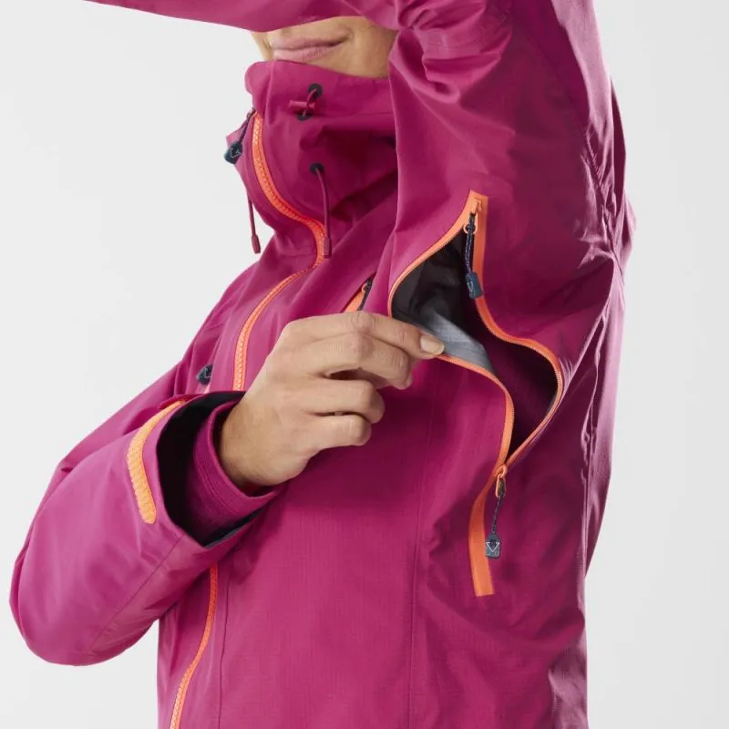Chaqueta de protección Millet Trilogy V Icon Dual GoreTex Pro (Dragon/Coral Chrome) Mujer