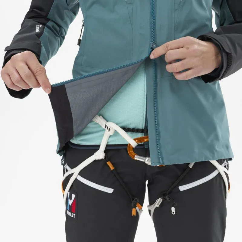 Chaqueta de protección Millet Trilogy V Icon Dual GoreTex Pro (Sapphire/Dawn) Mujer
