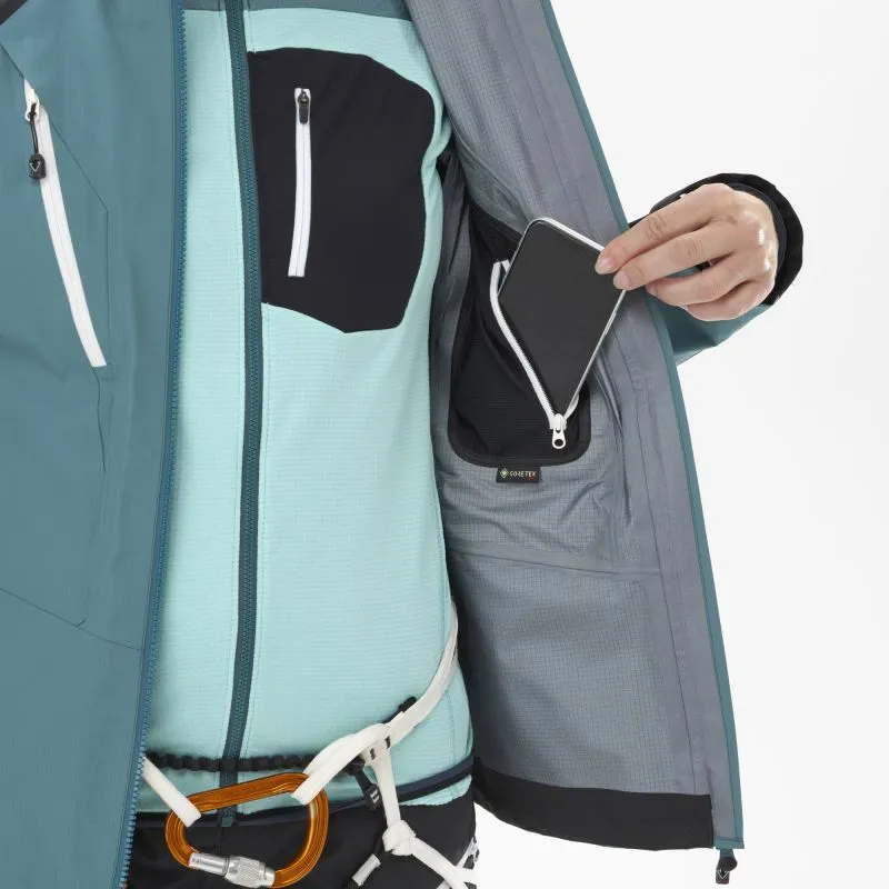 Chaqueta de protección Millet Trilogy V Icon Dual GoreTex Pro (Sapphire/Dawn) Mujer