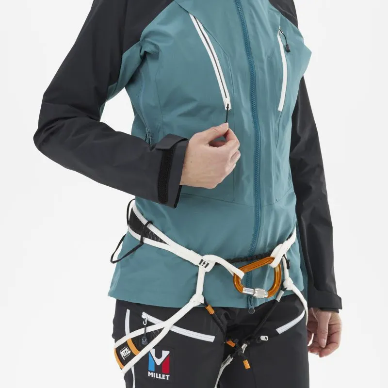 Chaqueta de protección Millet Trilogy V Icon Dual GoreTex Pro (Sapphire/Dawn) Mujer