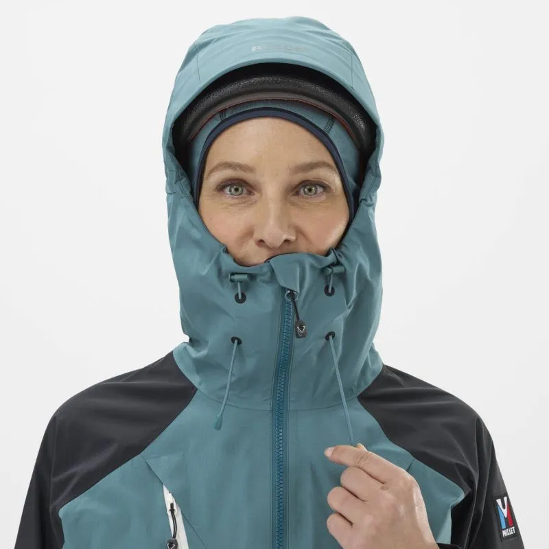 Chaqueta de protección Millet Trilogy V Icon Dual GoreTex Pro (Sapphire/Dawn) Mujer