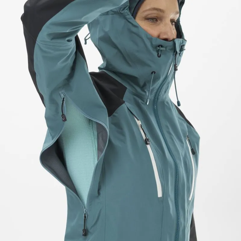 Chaqueta de protección Millet Trilogy V Icon Dual GoreTex Pro (Sapphire/Dawn) Mujer
