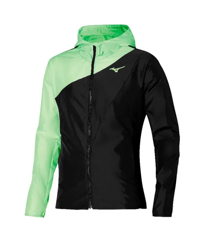 Chaqueta de Pádel Mizuno Release Hooded Verde Hombre