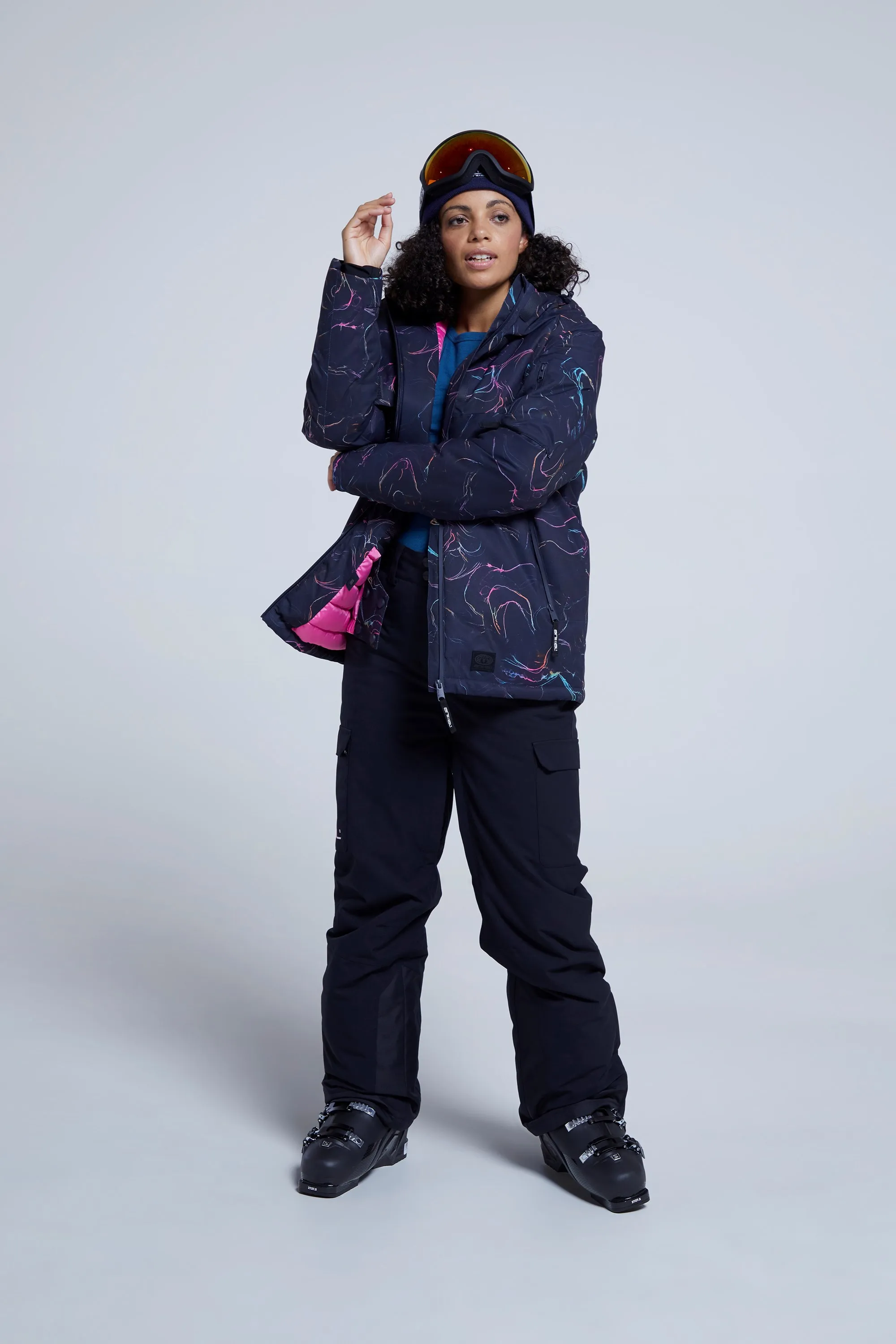 chaqueta de senderismo para la nieve reciclada para mujer