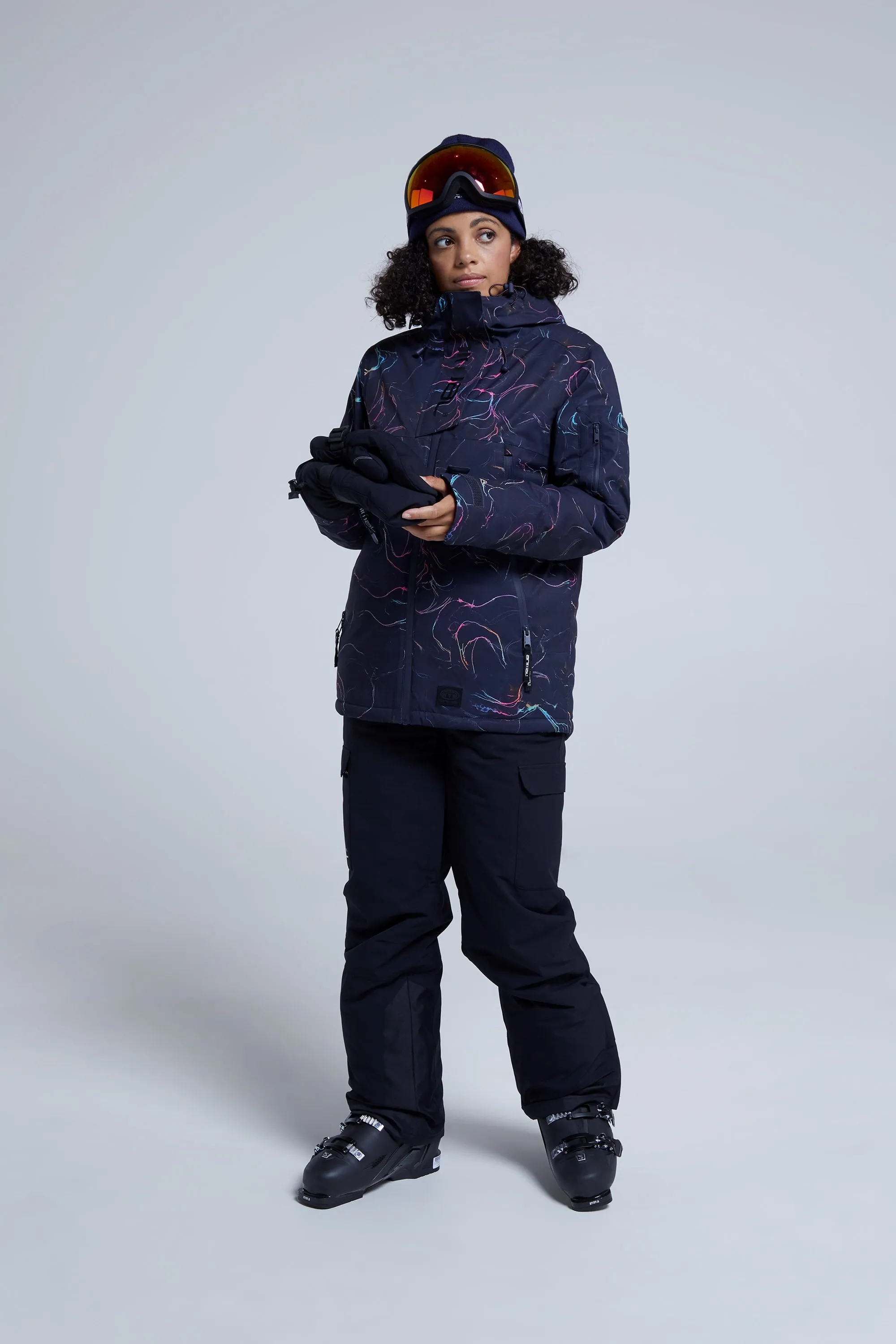 chaqueta de senderismo para la nieve reciclada para mujer