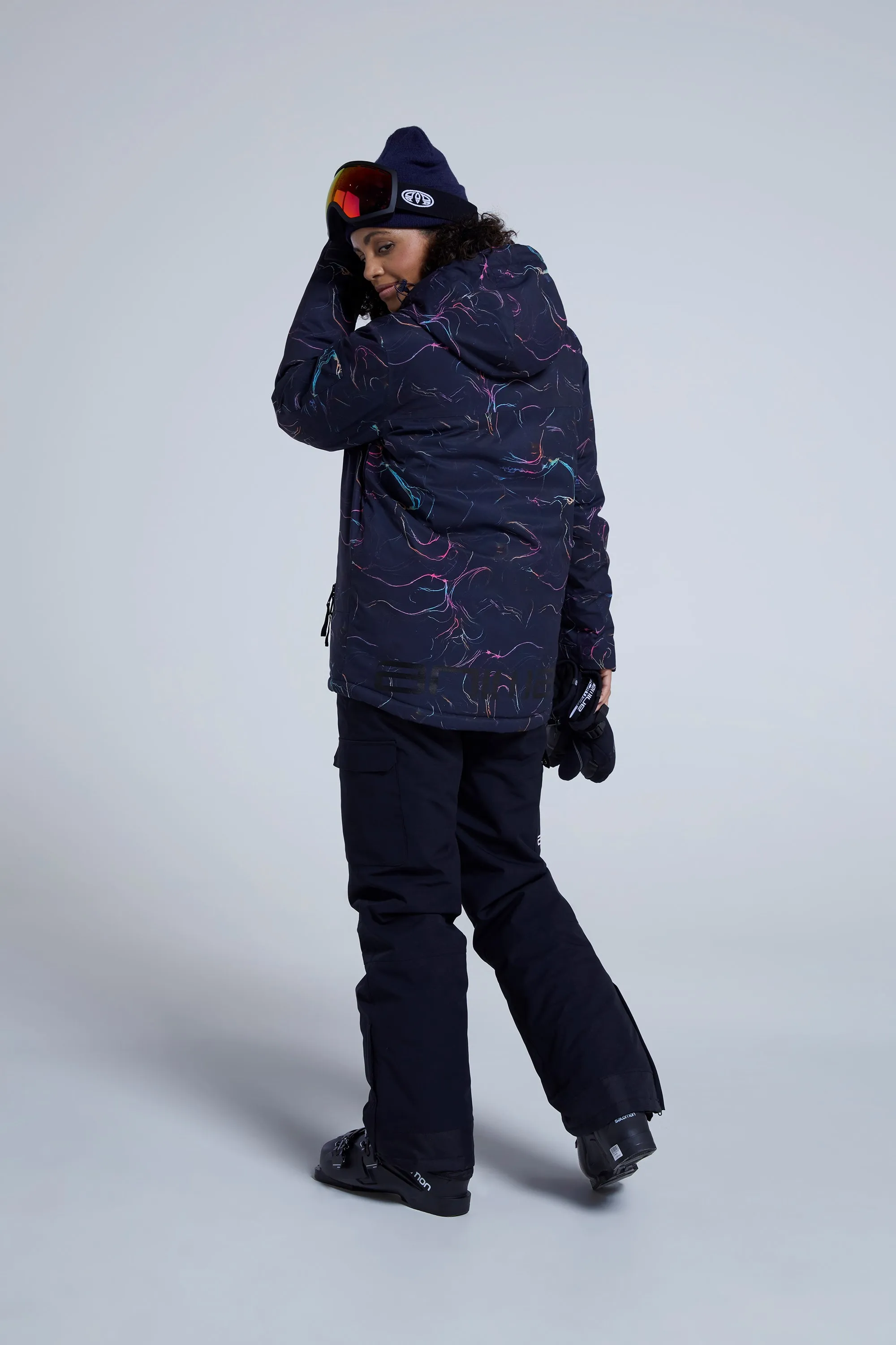 chaqueta de senderismo para la nieve reciclada para mujer