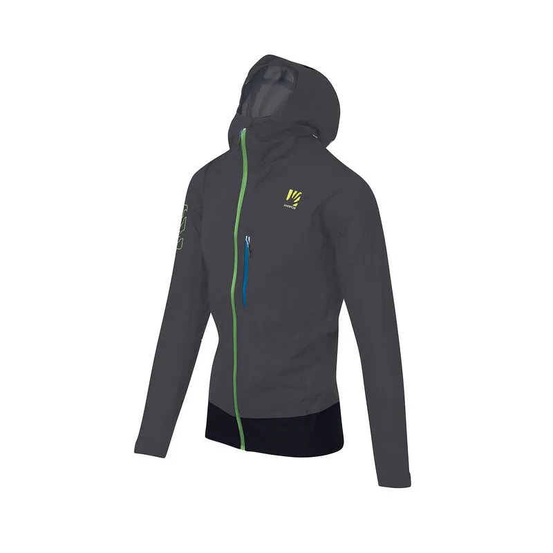 Chaqueta impermeable para hombre Karpos Lot Rain (gris oscuro/negro)