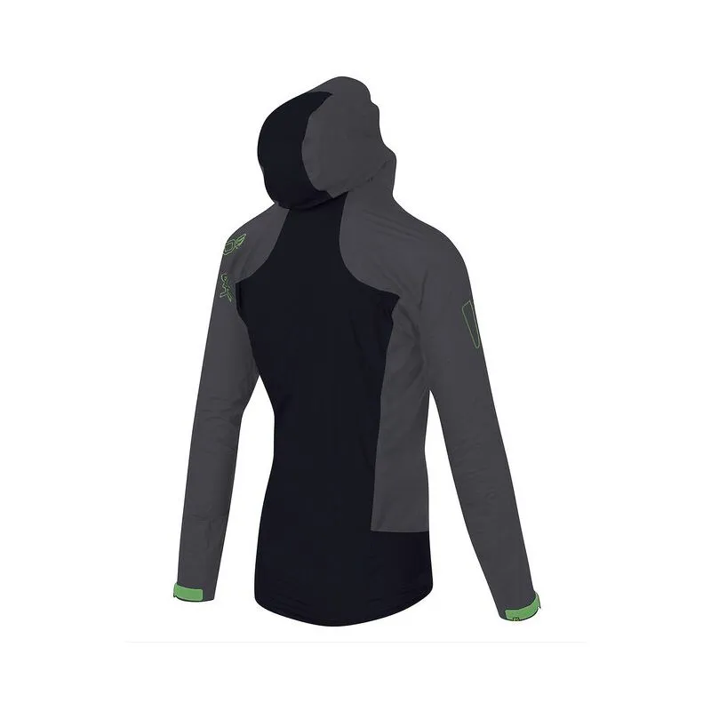 Chaqueta impermeable para hombre Karpos Lot Rain (gris oscuro/negro)