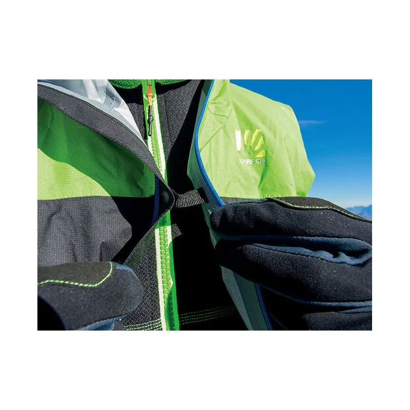Chaqueta impermeable para hombre Karpos Lot Rain (gris oscuro/negro)