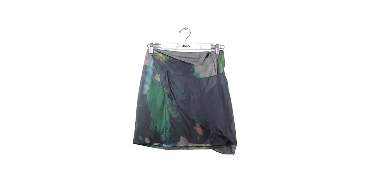 Chloé Minifalda de seda Multicolor 