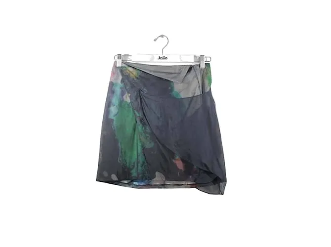 Chloé Minifalda de seda Multicolor 