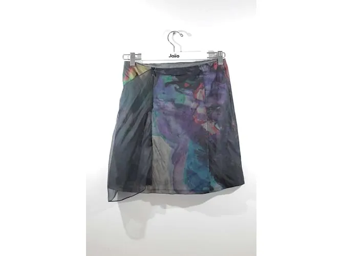 Chloé Minifalda de seda Multicolor 