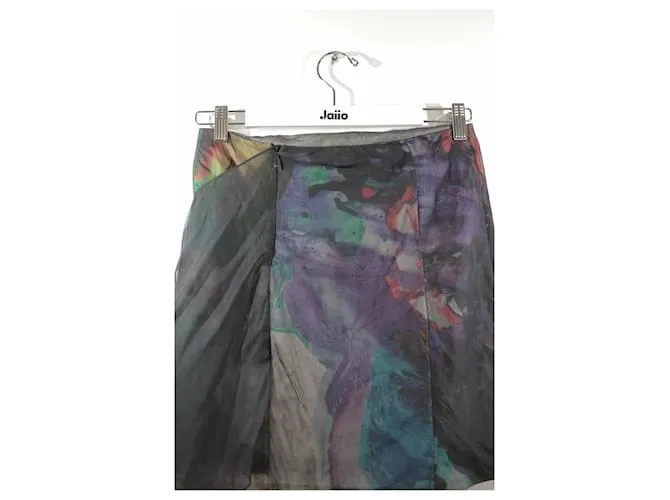 Chloé Minifalda de seda Multicolor 