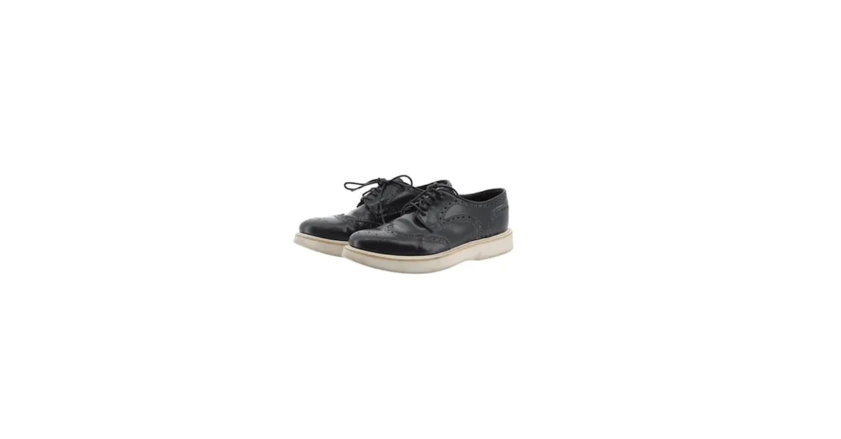 Church's Zapatos brogue de cuero Azul marino 