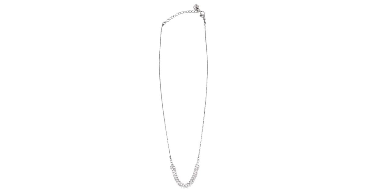 Collar sutil de Swarovski estilo galaxia de cristal 5217771 en metal plateado Plata 