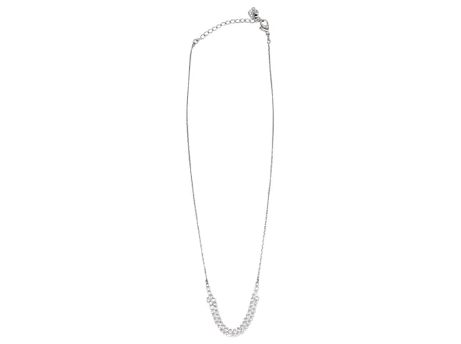 Collar sutil de Swarovski estilo galaxia de cristal 5217771 en metal plateado Plata 